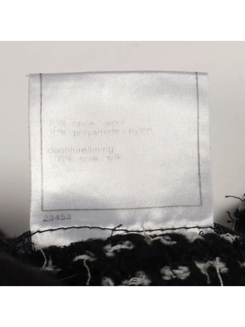Chanel Skirt Tweed Wool